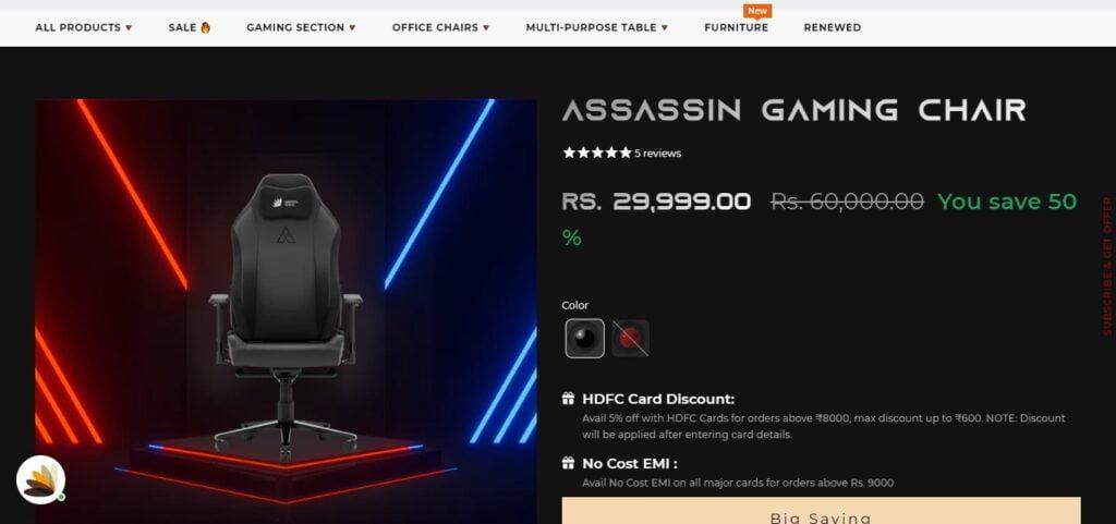 Assassin Gaming Chair