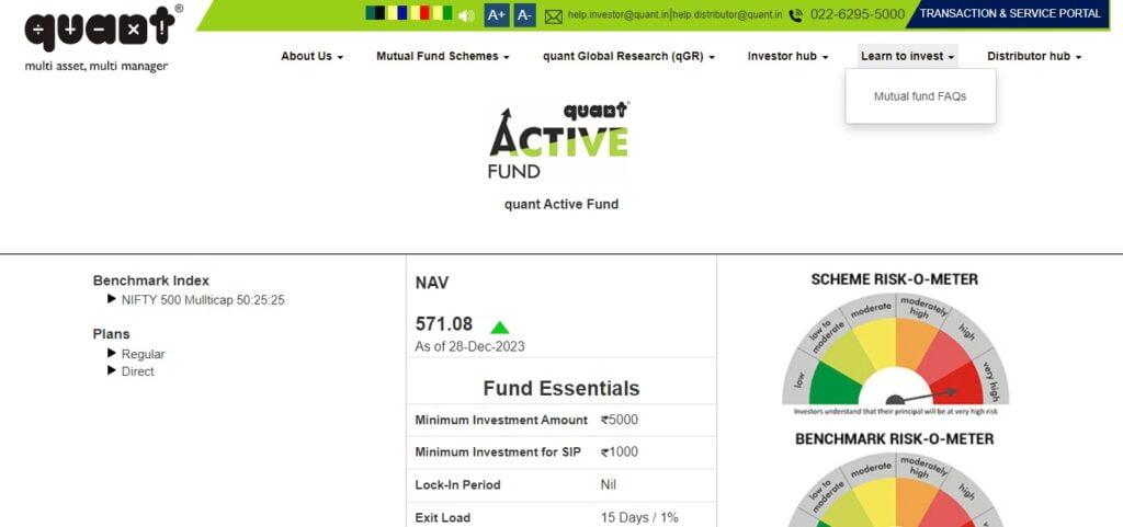 Quant Active Fund