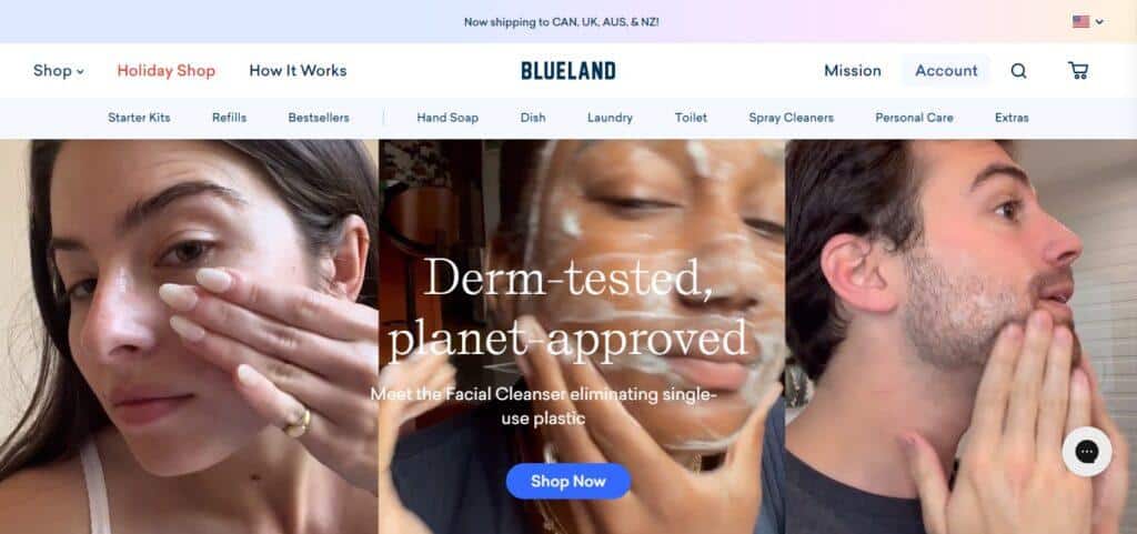 Blueland Facial Cleanser Starter Set