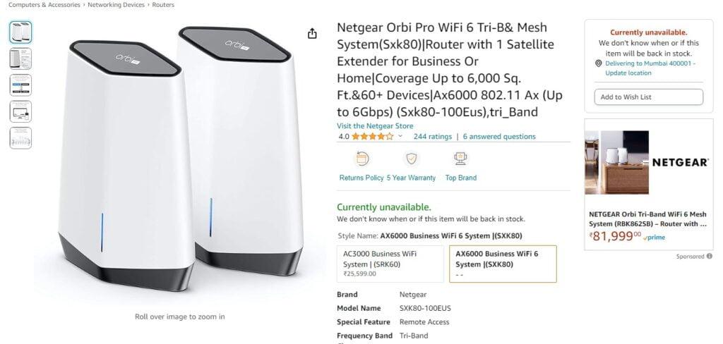 Netgear Orbi Pro WiFi 6