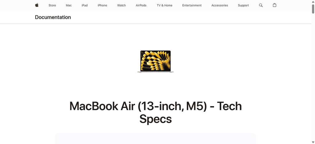 Apple MacBook Air 13-Inch (M5)