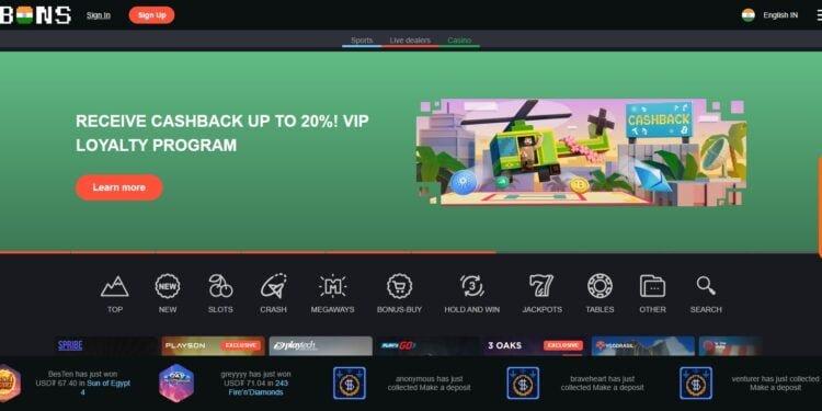 Bons Casino Review: Latest 2023 Review