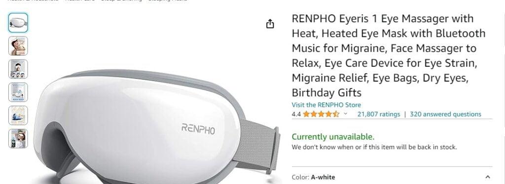 Renpho Eye Massage