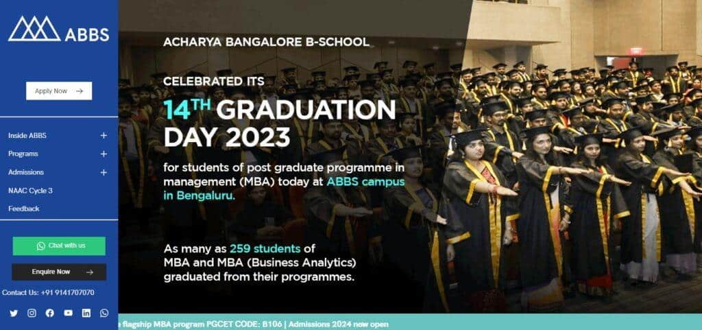 Acharya Bangalore B-School - [ABBS], Bangalore