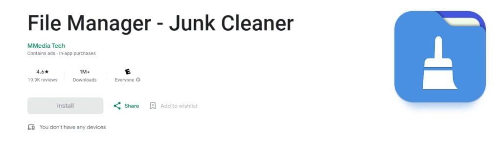 File Manager - Junk Cleaner