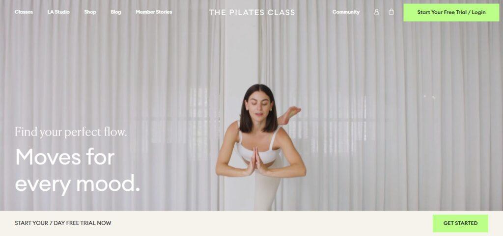 The pilates class
