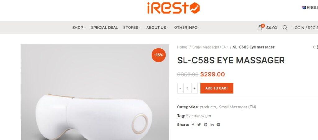 iRest SL-C58S Eye Massager