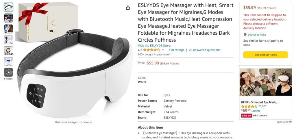 Eslyyds Eye Massager