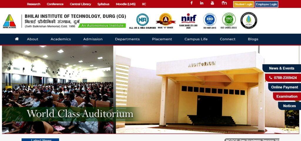 BIT Durg - Bhilai Institute of Technology, Durg