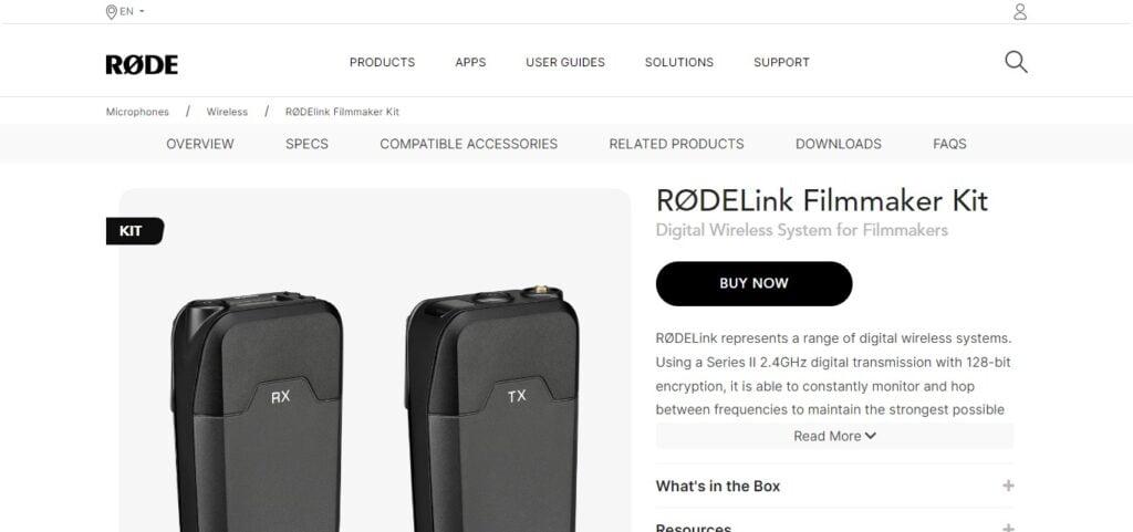 RODELink Filmmaker Kit