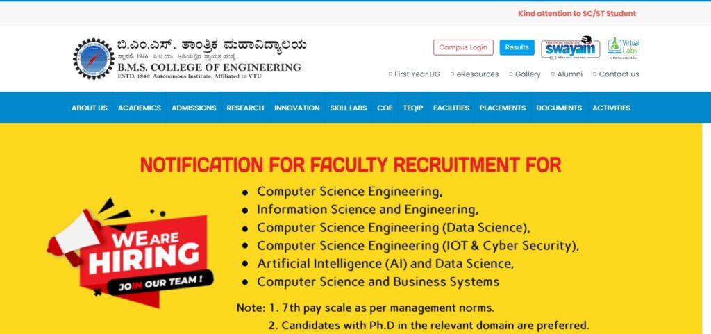 BMS College of Engineering - [BMSCE], Bangalore
