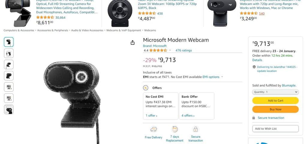 Microsoft's Modern Webcam