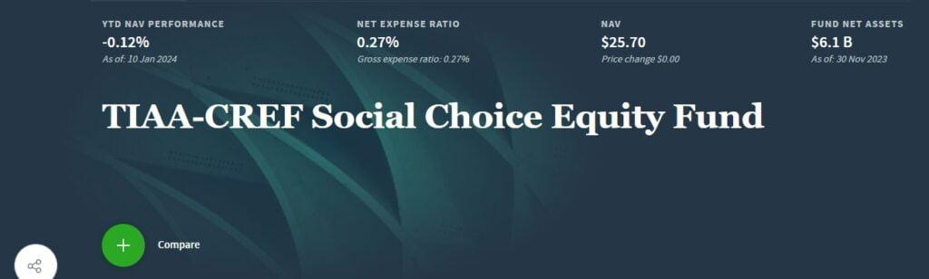 TIAA-CREF Social Choice Equity Fund