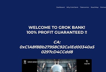 Grok Bank (GROKBANK) Review : Is It Good Or Bad Coin Read Our Article