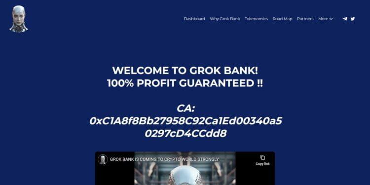 Grok Bank (GROKBANK) Review : Is It Good Or Bad Coin Read Our Article