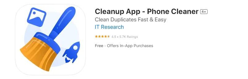 9.Cleanup App - Phone Cleaner