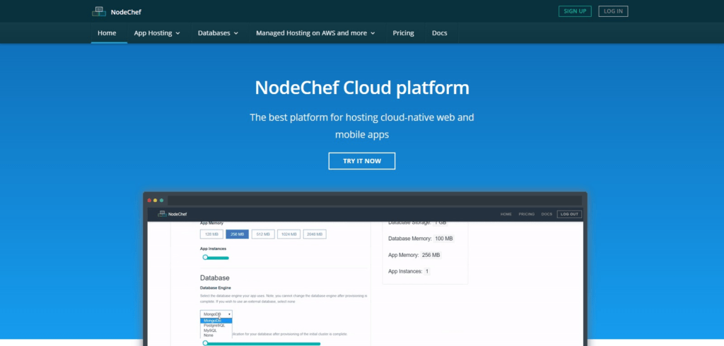 NodeChef (Top Python Hosting Platforms for Applications)