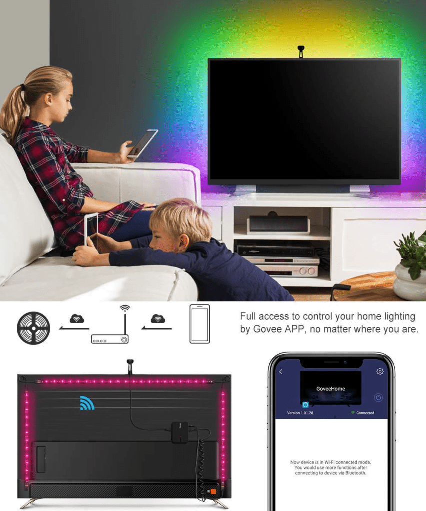 Govee Immersion RGBIC Ambient TV Lighting