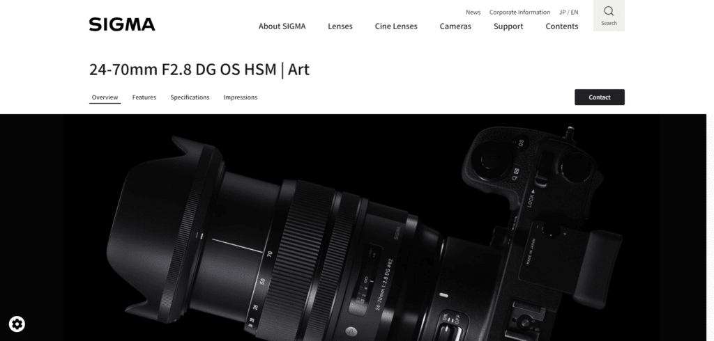 Sigma 24-70mm f/2.8 DG OS HSM Art