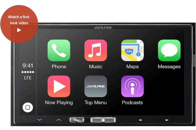 Alpine iLX-107 (Best Apple CarPlay Wireless Adapters to Make Driving Safe)