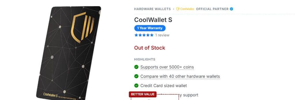 CoolWallet S