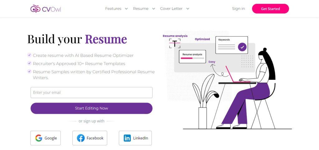 CV Owl – Free CV maker & CV templates