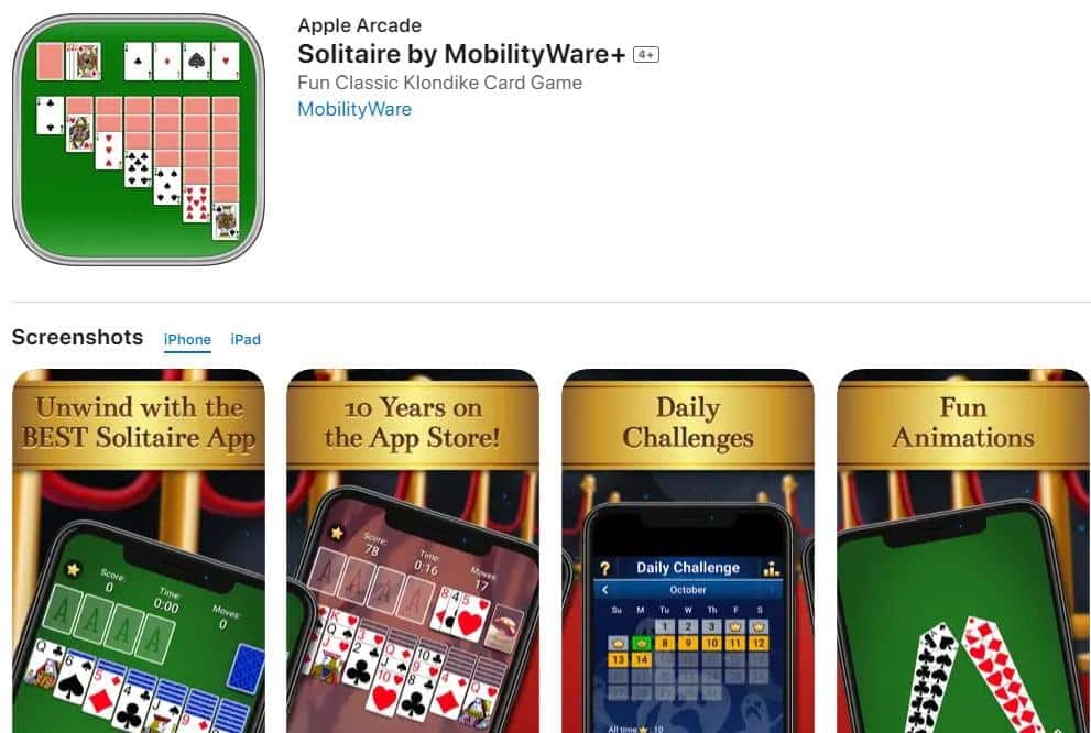 Solitaire by MobilityWave+