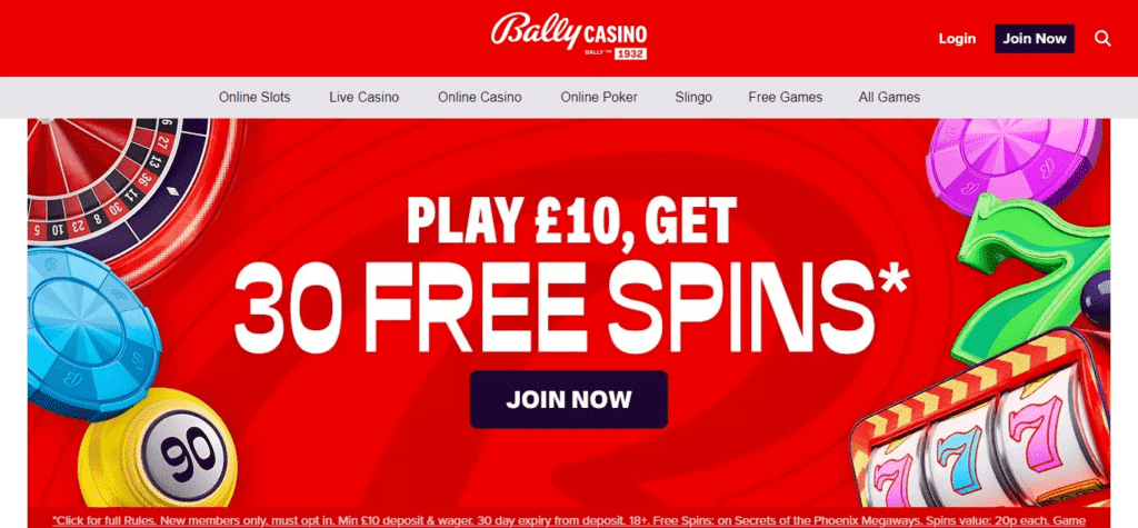 Bally Casino (Best Casino Bonuses Uk)