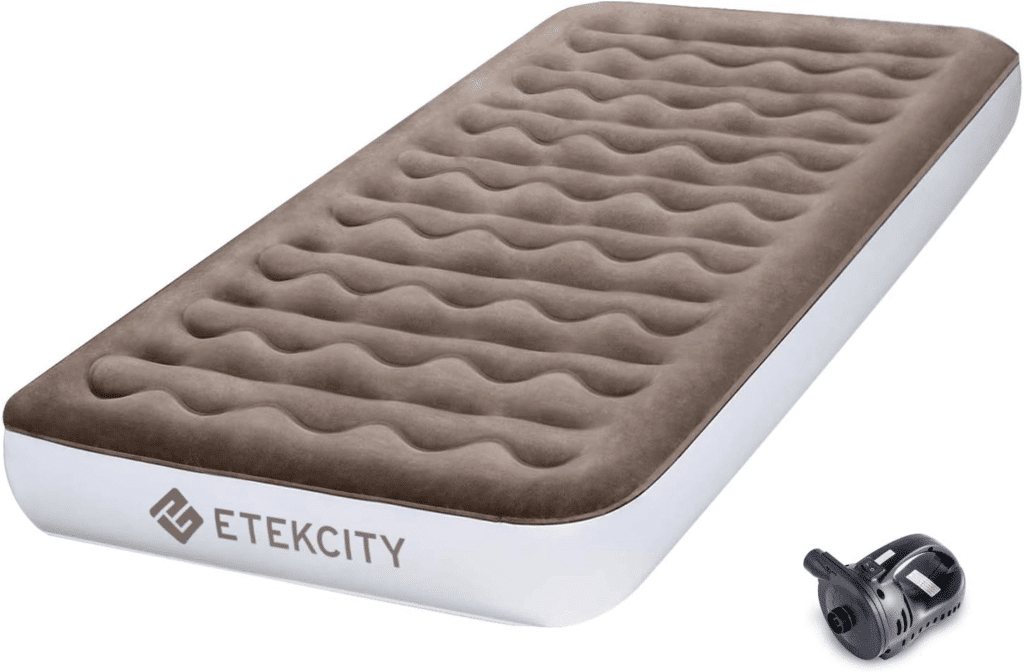  Etekcity Twin Air Mattress with Built-in Pump