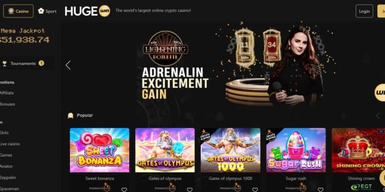 Hugewin Casino Review: Latest 2024 Review