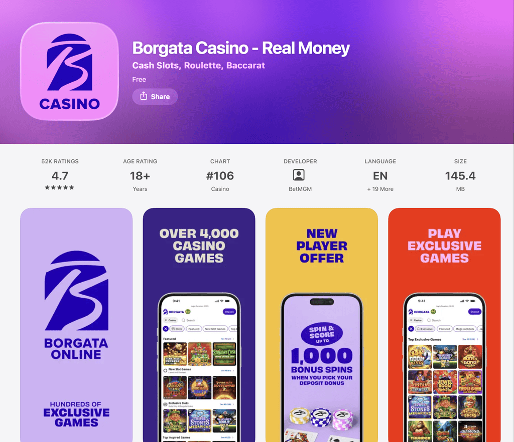 Borgata Online is a regulated online casino