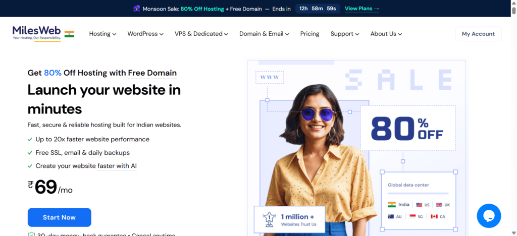 Founded in 2012, MilesWeb is an India-based shared
