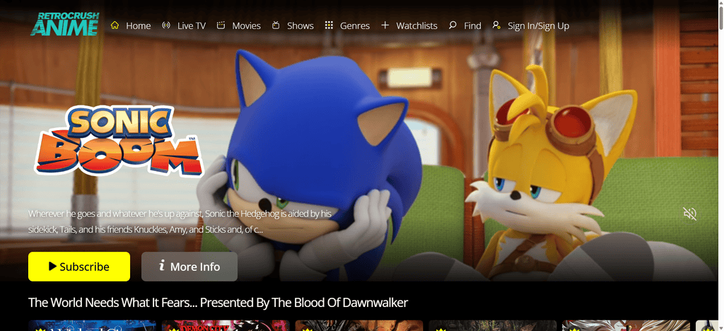 RetroCrush is an anime streaming service that specializes in early eras