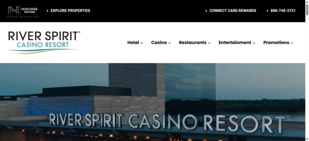 The River Spirit Casino Resort in Tulsa