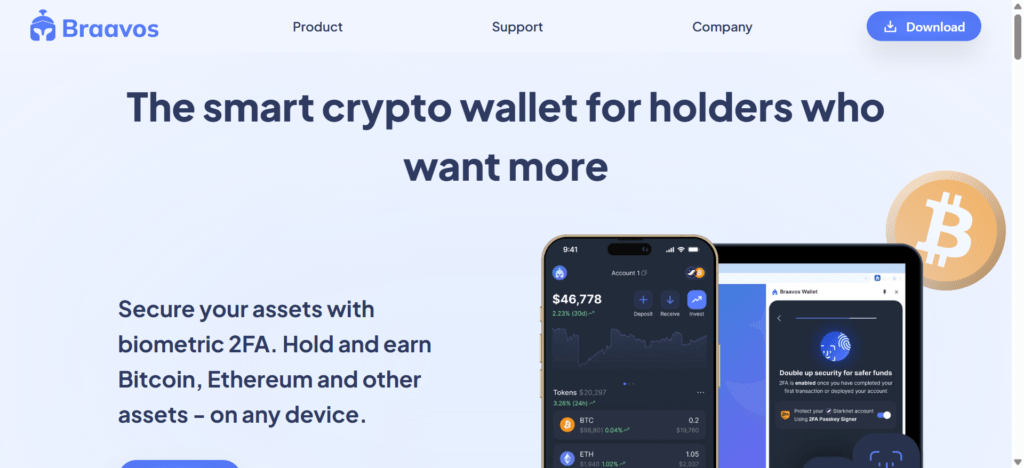 Braavos is a secure crypto wallet that uses the Starknet