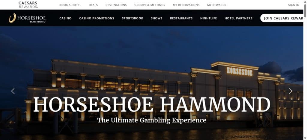 Hammond, Indiana, hosts a Caesars Entertainment