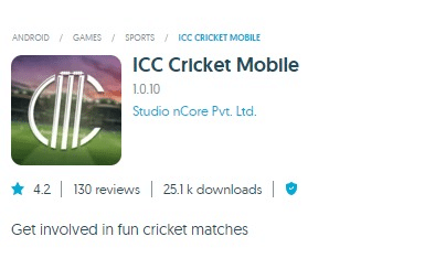 ICC Cricket Mobile