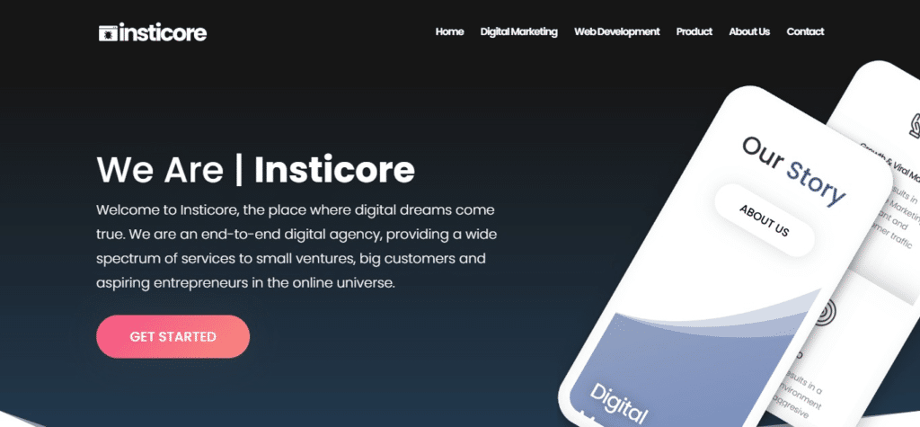 Insticore  (Best Social Media Marketing Agencies for Small Businesses)