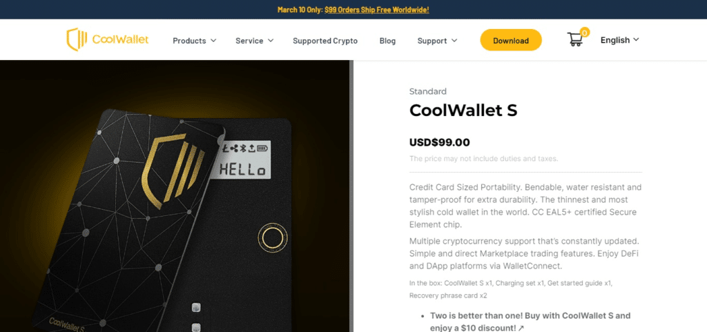 CoolWallet S