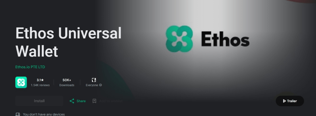 Ethos Universal Wallet