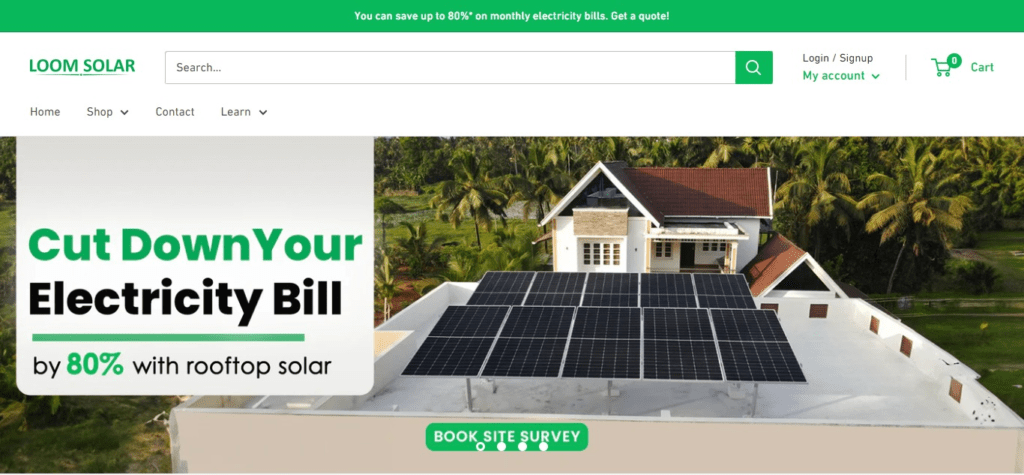 Loom Solar (Best Solar Energy Companies In India)