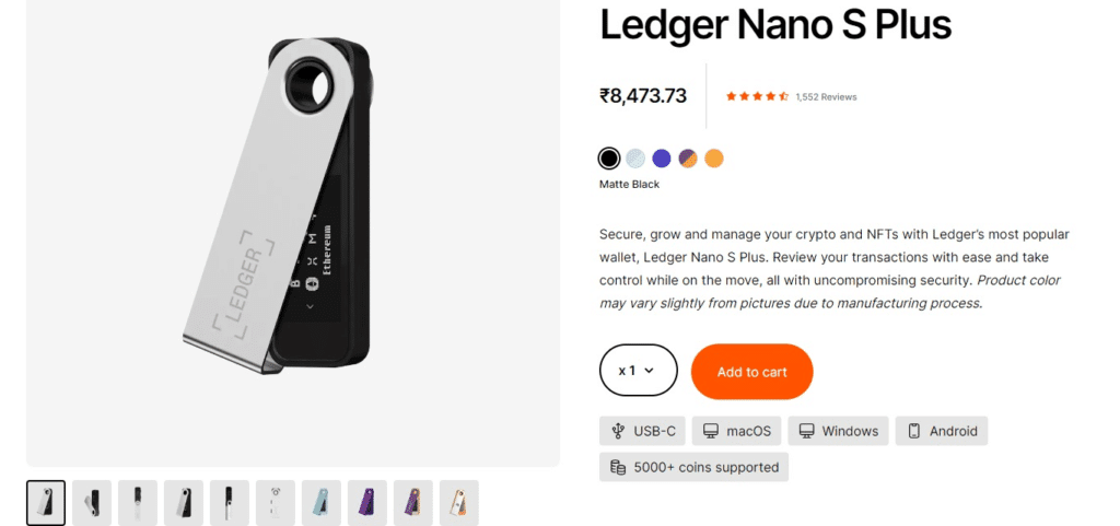 Ledger Nano S Plus