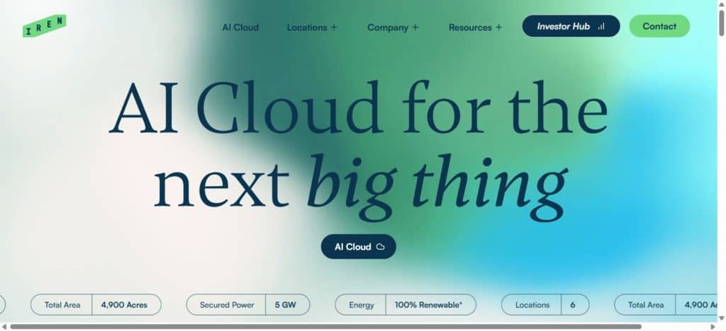IREN Limited (NASDAQ: IREN) is a data center