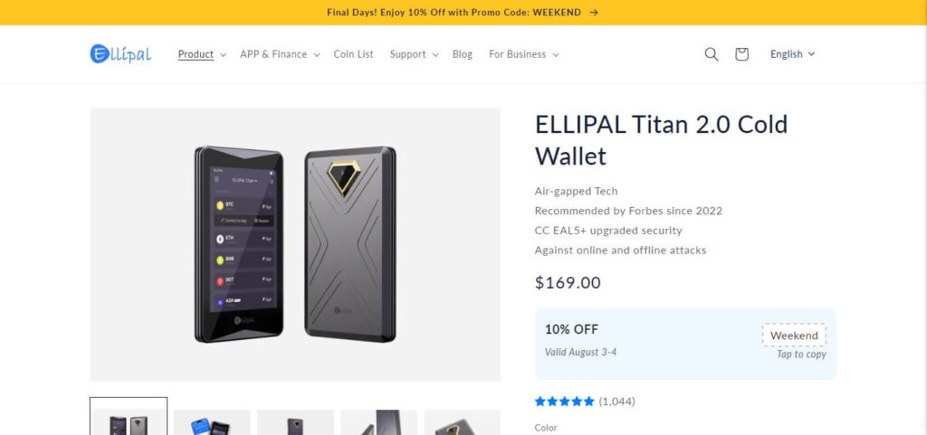 Ellipal Titan wallet