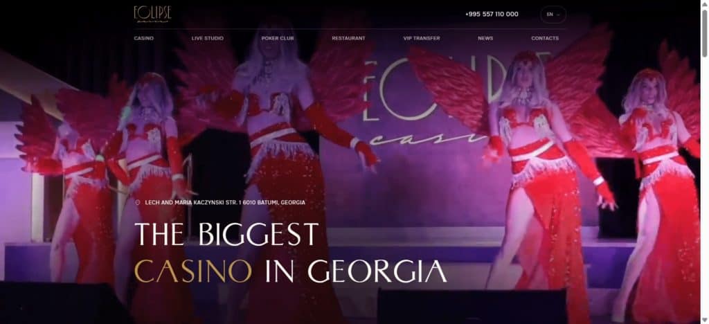 According to the current online casino listings