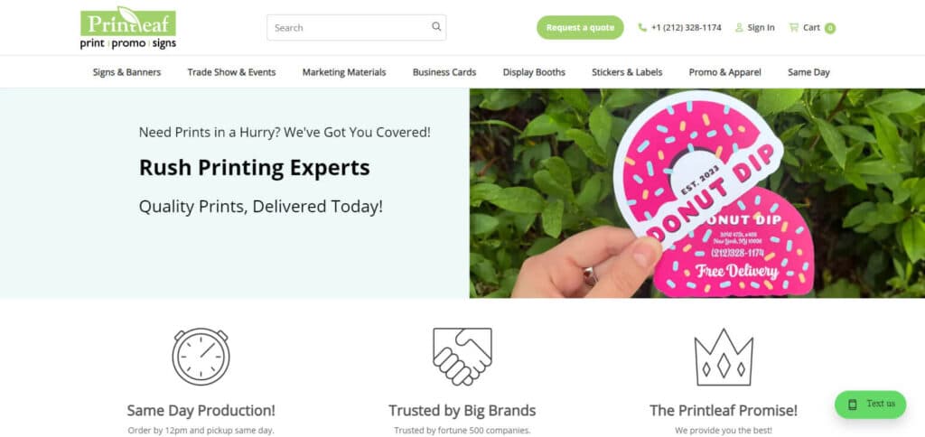 Printleaf Best Commercial Print Agencies NYC
