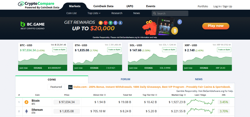 CryptoCompare