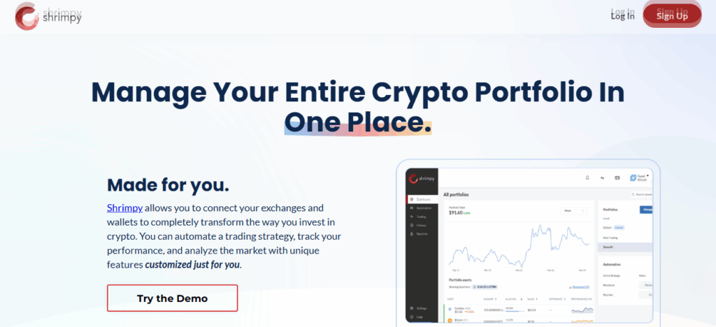 Shrimpy Arbitrage Scanner