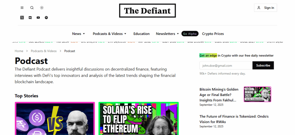 The Defiant Podcast