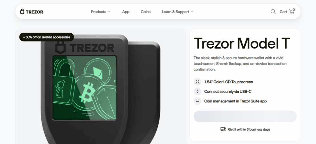 Trezor Model T